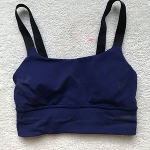 Lululemon blue sport bra size 2
